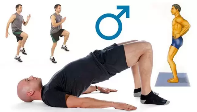 Los ejercicios físicos ayudarán al hombre a aumentar eficazmente la potencia. 
