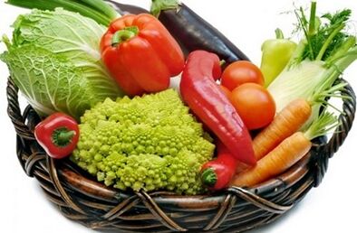 Lista de verduras para aumentar la potencia